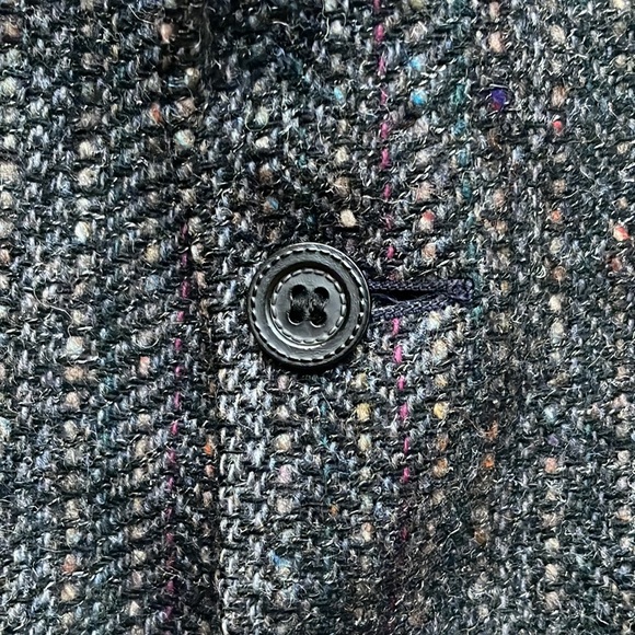 Givenchy Virgin Wool Multicolor Tweed Blazer | L - Picture 4 of 13